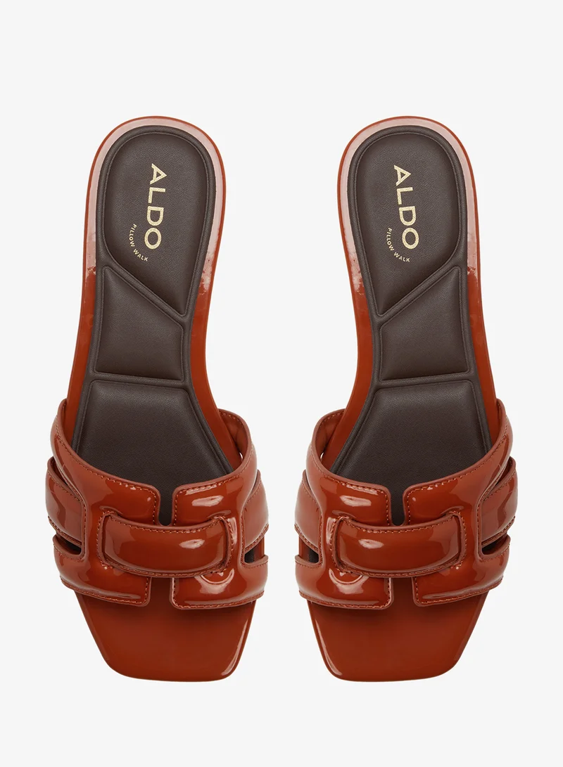 ALDO LIGHT BROWN Elenaria Flat Sandals for Women | Best Price UAE